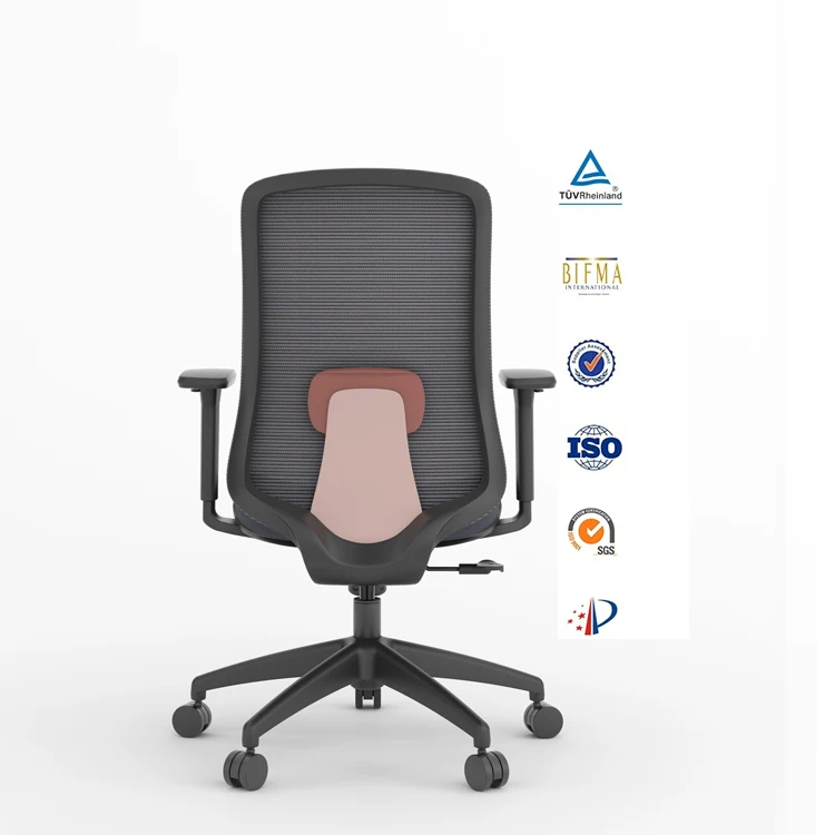 Study Seating Middle Mesh Fabric Office Chairs factory