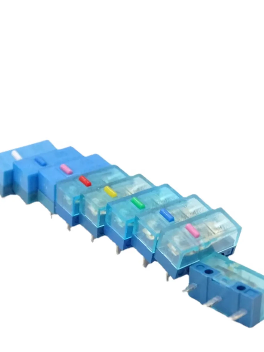 HUANO Blue Transparent Shell Mute Mouse Micro Switch 30M 50M 60M 70M 80M Mouse Button Switch