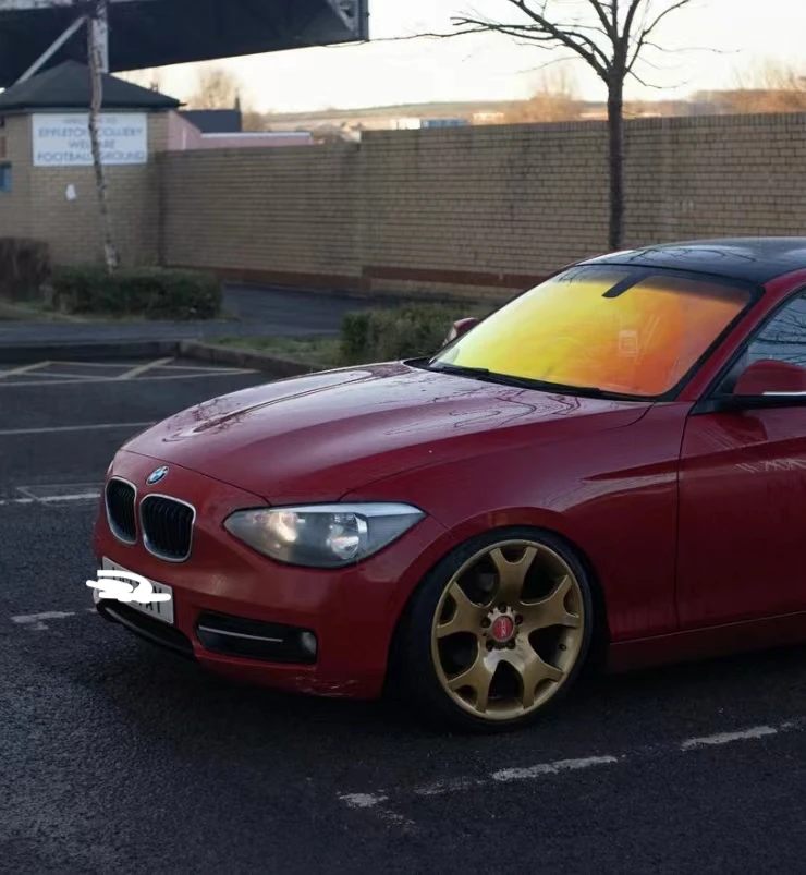 Ksb Sunset Red Chameleon Tint Vlt 80 Pink Chameleon Tint Film Car