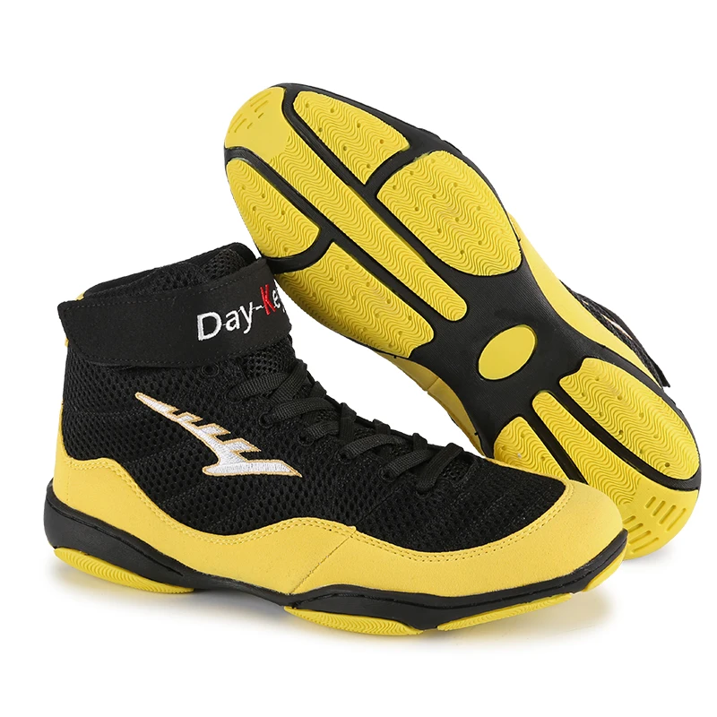 Оптовая продажа, Индивидуальная профессиональная Боевая обувь для фитнеса, бокса, боксерской обуви для мужчин