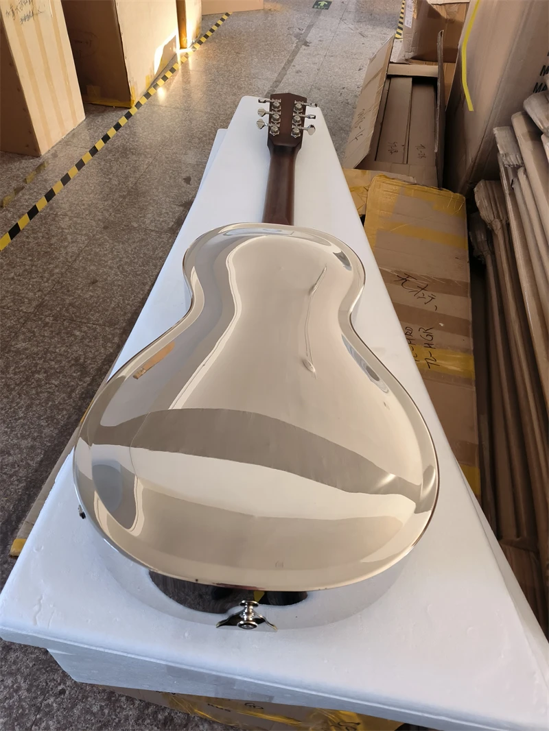 16シリーズJonathan共振器ギター、resophonicギター、Metal Body
