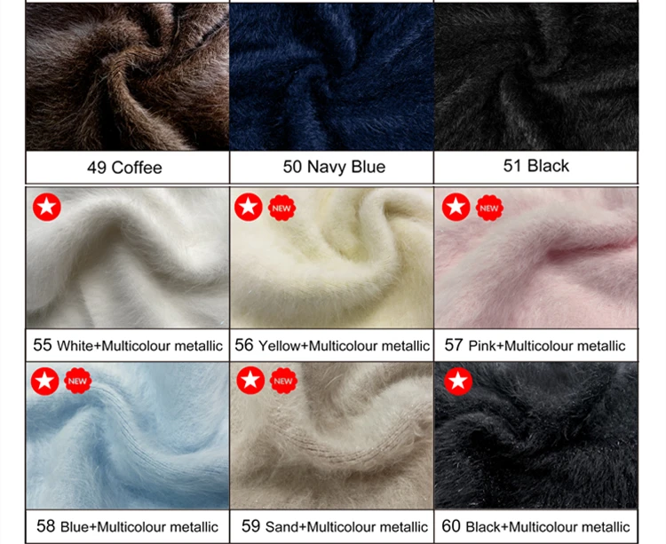 Angora 80 Yarn 60 Colour - Popular in Russia for Hand Knitting