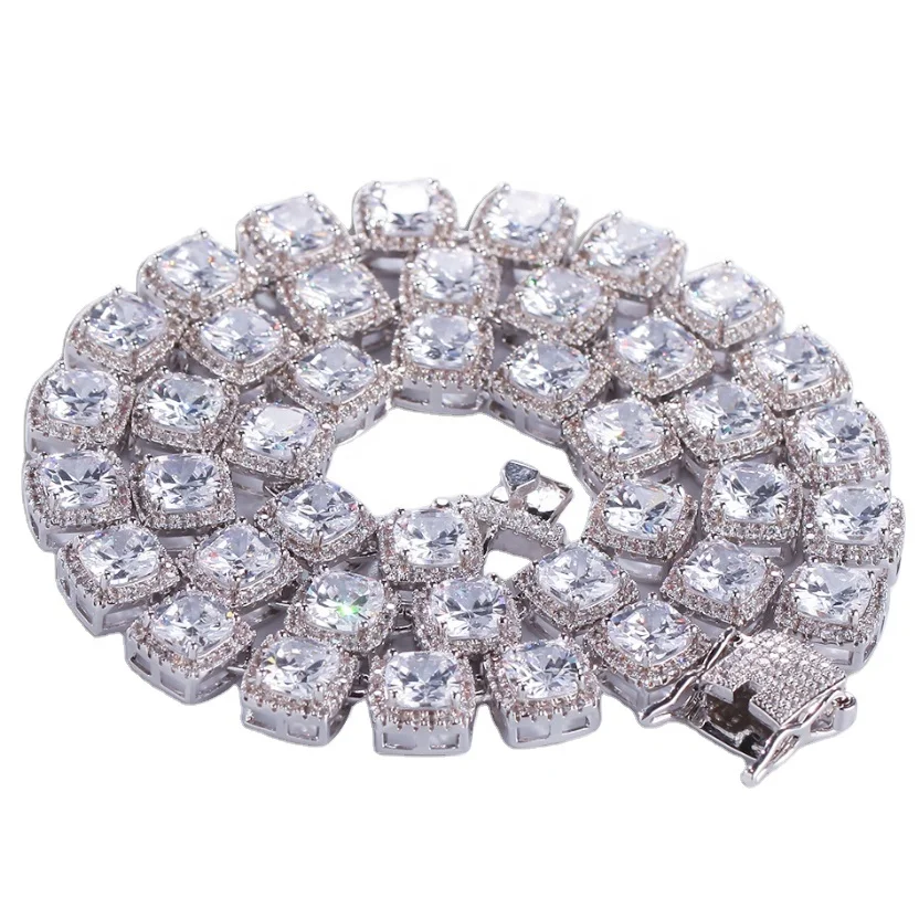 Luxury 10mm Diamond Cz Baguette Tennis 