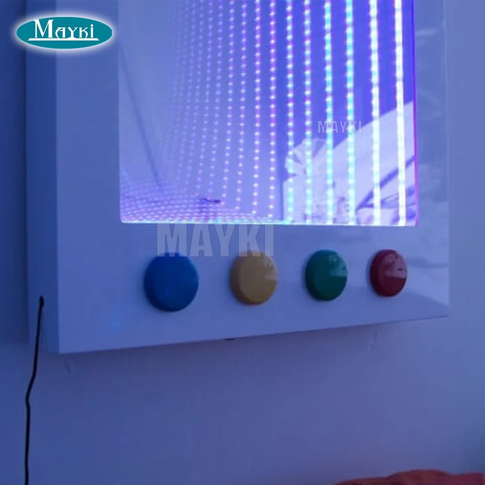 Sensory Interactive LED Infinity Panel With Built in Buttons 1000 X 500mm