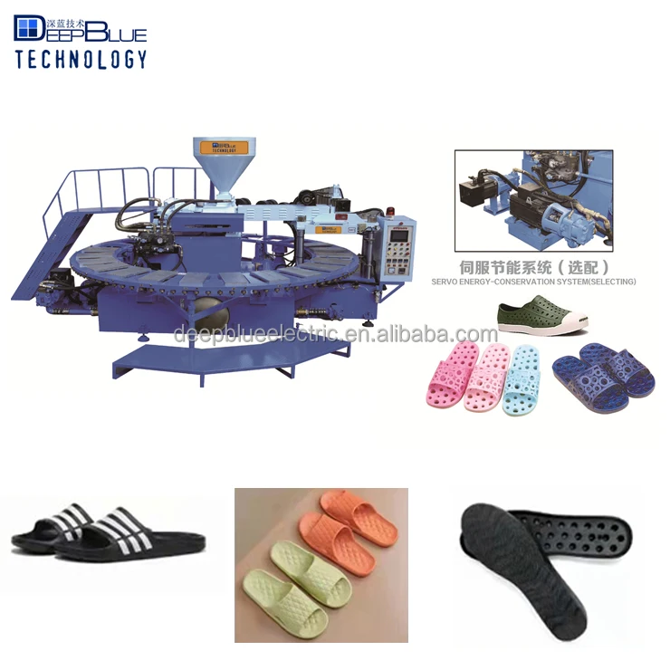 One Color Single Color 12 Stations 24 Stations PVC Crystal Shoes Jelly Shoes Moulding Machine