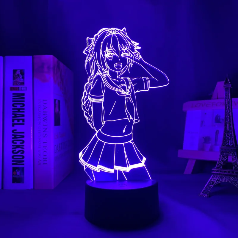 Tw Fate Apocrypha Astolfo Usb 3d Lamp For Bedroom Deco Anime Waifu Acrylic 16 Colors Remote Control Table 3d Lamp Buy Table 3d Lamp Remote Control Table Lamp 16 Colors Table 3d Lamp