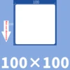 White backing paper