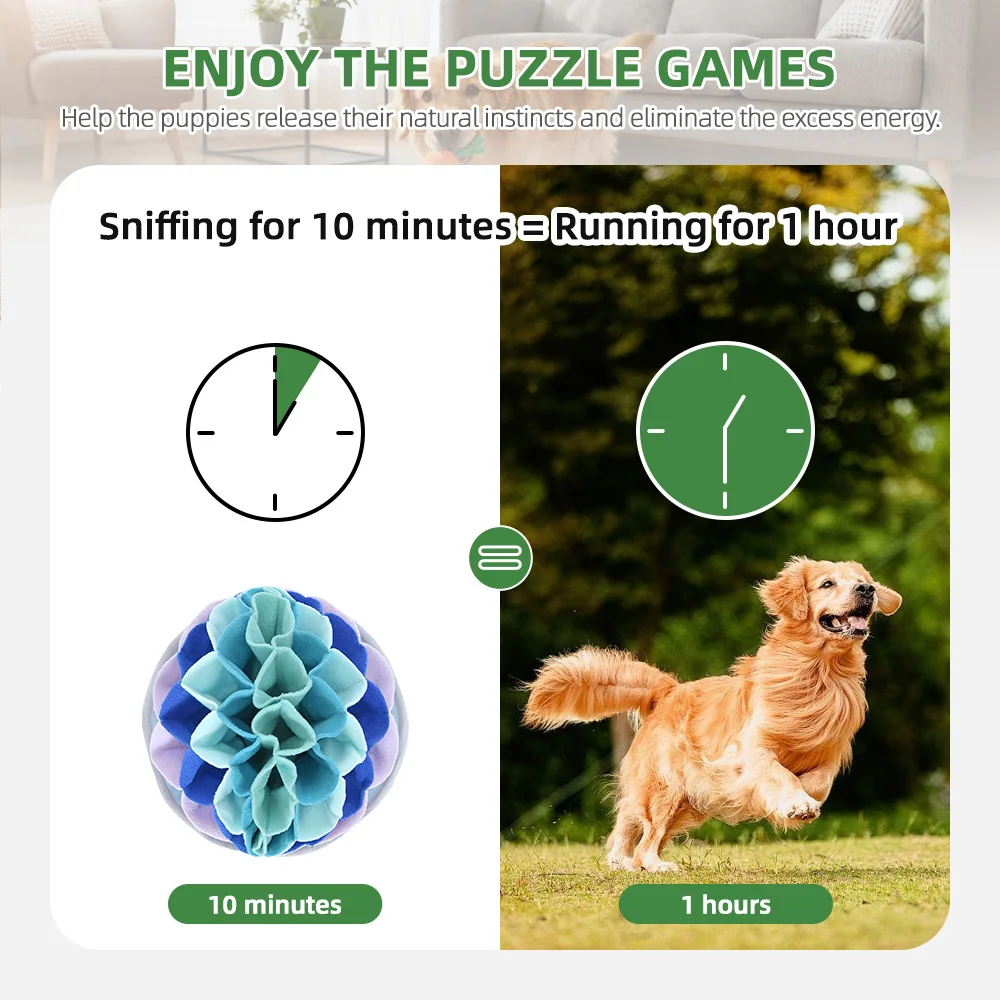 Encourages Natural Foraging Skills Breathable Modern Solid Dog Snuffle - product detail 3