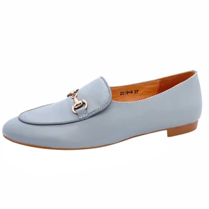 Factory Direct Sale Hard-wearing Stylish Flat Shoes Ladies Women Leather Shoes
