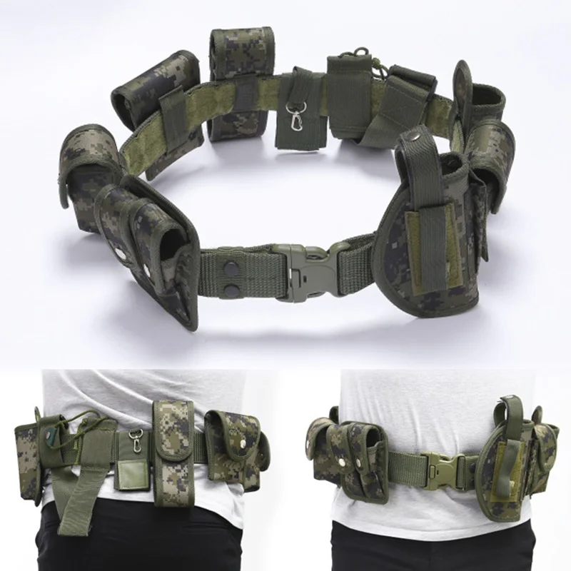 Lightweight High-quality Training Camouflage Multifunctional Belt Sports Training Camouflage Waist Belt