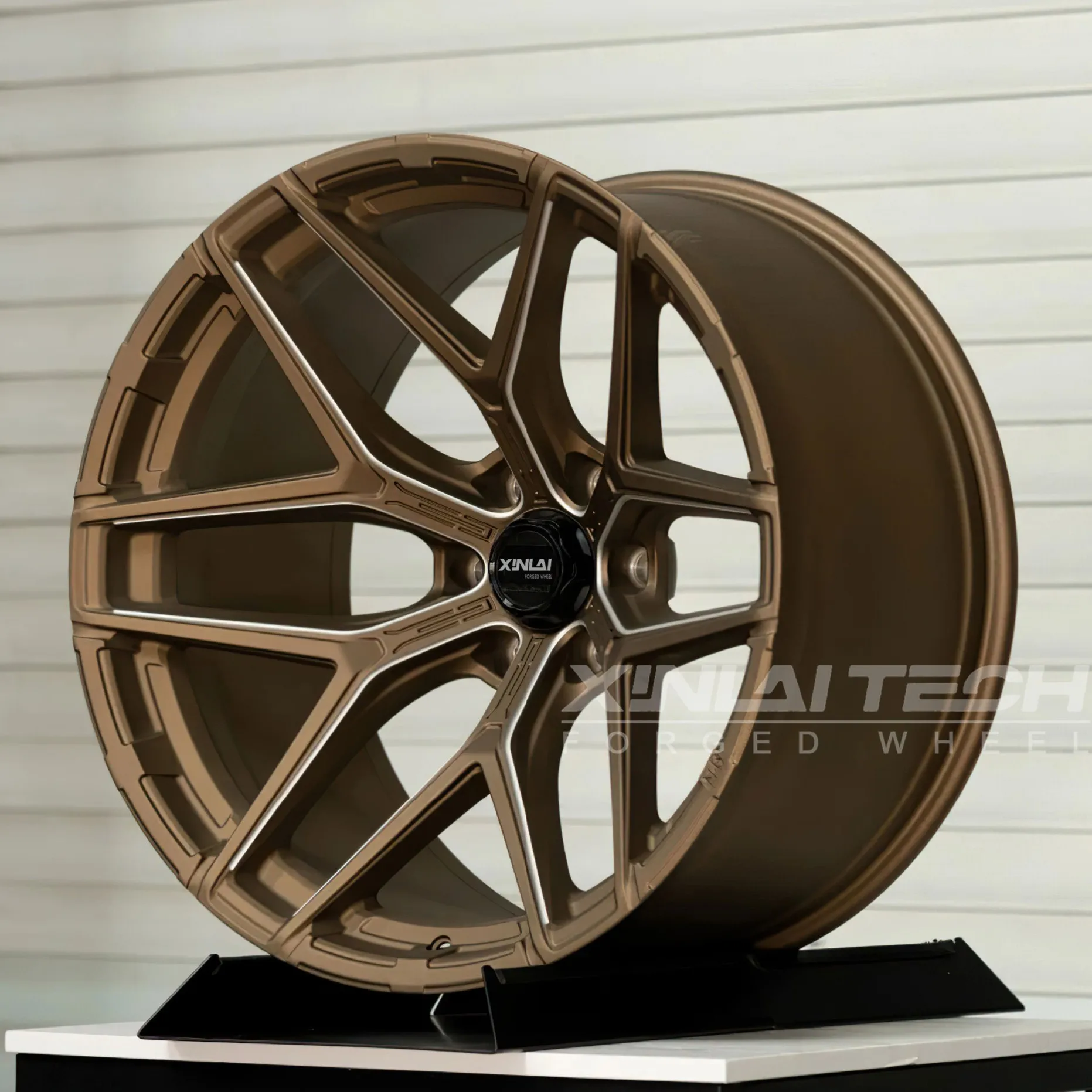 XL 1-piece Monoblock Deep Concave Forged Wheel 5x120 5x112 5x114.3 Custom Wheel 17 18 19 20 21 22 23 Inch Forged Off-Road Wheel - Image 1