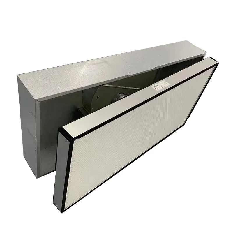 FFU laminar oqim qopqoğı, yuqori samaradorlikli H14 havo filtratsiyasi, tozalik xonasi uchun yangi maxsus ventilyatorlar, guruh boshqaruvi, do'konli havo filtri
