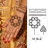 Adesivo per tatuaggio Mandala sy-b117-150x210mm