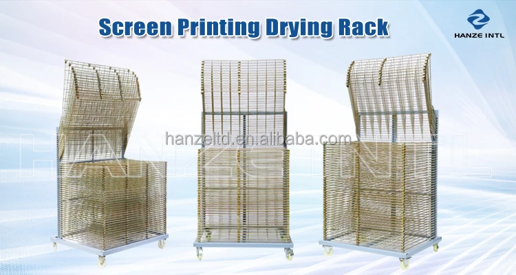 50 Layer Movable Paint Drying Rack - Ideal for Screen Printing