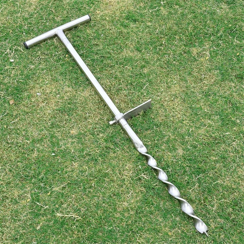 Sonde De Sol Professionnelle En Acier Inoxydable - Pour Jardin, Pelouse, Agriculture - Longueur 68 Cm