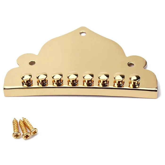 Cordier/Pont Pour Mandoline En Métal - Triangle Argenté Avec 3 Vis De Fixation (Remplacement)