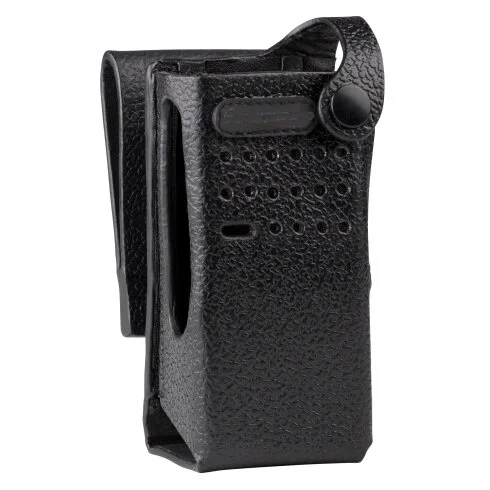 Original for Motorola PMLN5868 Hard Leather Case for Xpr3000 Walkie-Talkie 2.5-Inch Rotating Belt Loop Electronic Organizer