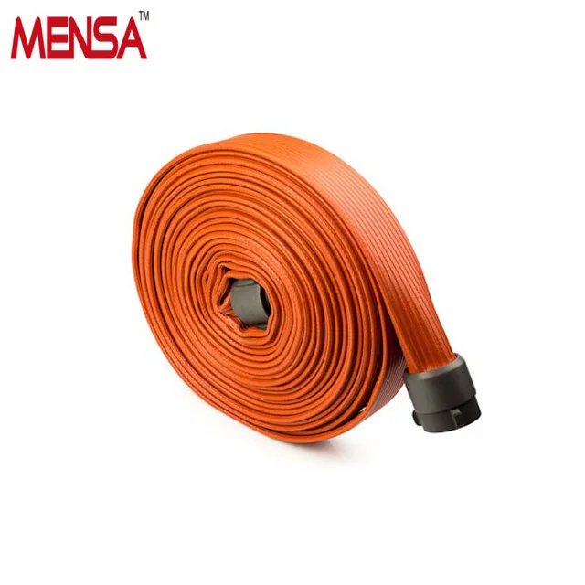 orange rubber fire hose