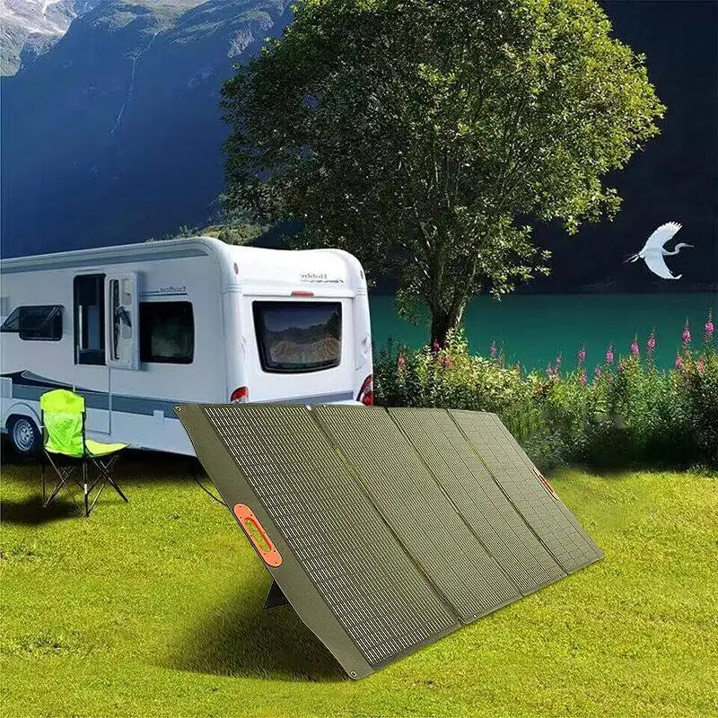 Portable 200W Foldable Solar Panel Durable Waterproof IP68 for Outdoor Camping