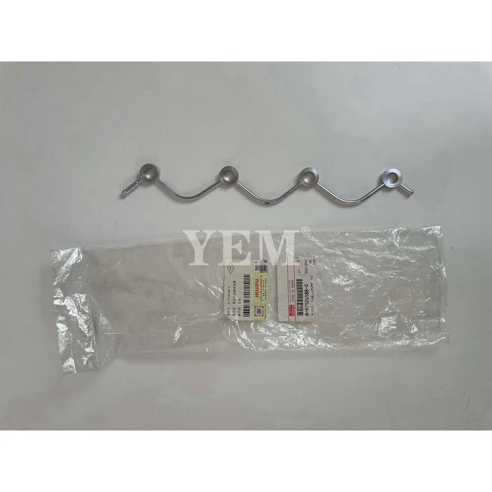 4LE1 Injector Return Pipe 8-97126188-0 for Isuzu Diesel Engine Parts