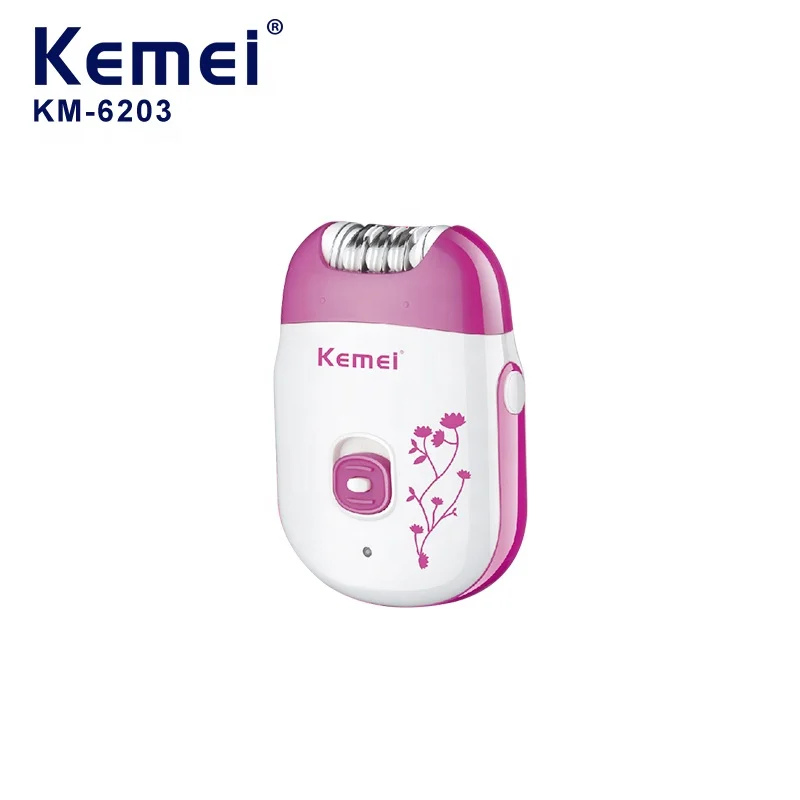 Женские тела машинка для стрижки волос Kemei Km-6203 розовый, Usb зарядка, Электрический Профессиональный мини выпрямитель волос для дам