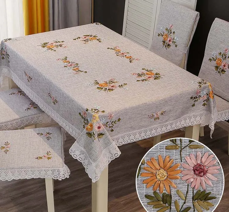 Nappe En Tissu Lavable - En Coton Et Polyester - Motif Étoiles - 180 X