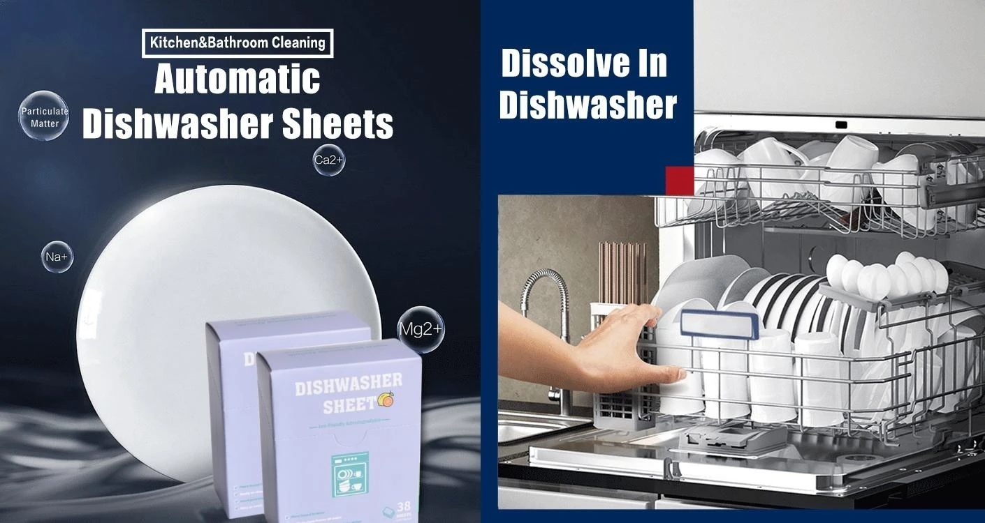 Eco Friendly Dishwasher Detergent Tablet Sheet Dishwashing Detergent