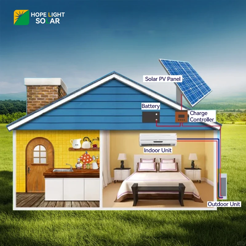 Household Solar Air Conditioner, ACDC, 12-24KBTU - detail 16