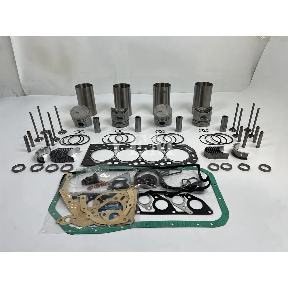 4D55 Overhaul Kit With Piston Rings Liner Bearing Valves Full Gasket Set for Mitsubishi