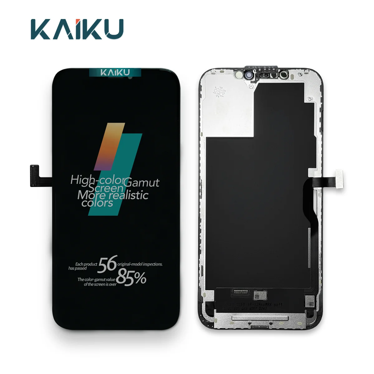 Kaiku Screen for X XR XS MAX 11 12 PRO MAX 13 - High Color Gamut