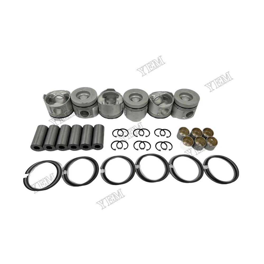 6BG1 Engine Pistons With Piston Rings Set Fits for Isuzu Wholesale Engine Parts 4