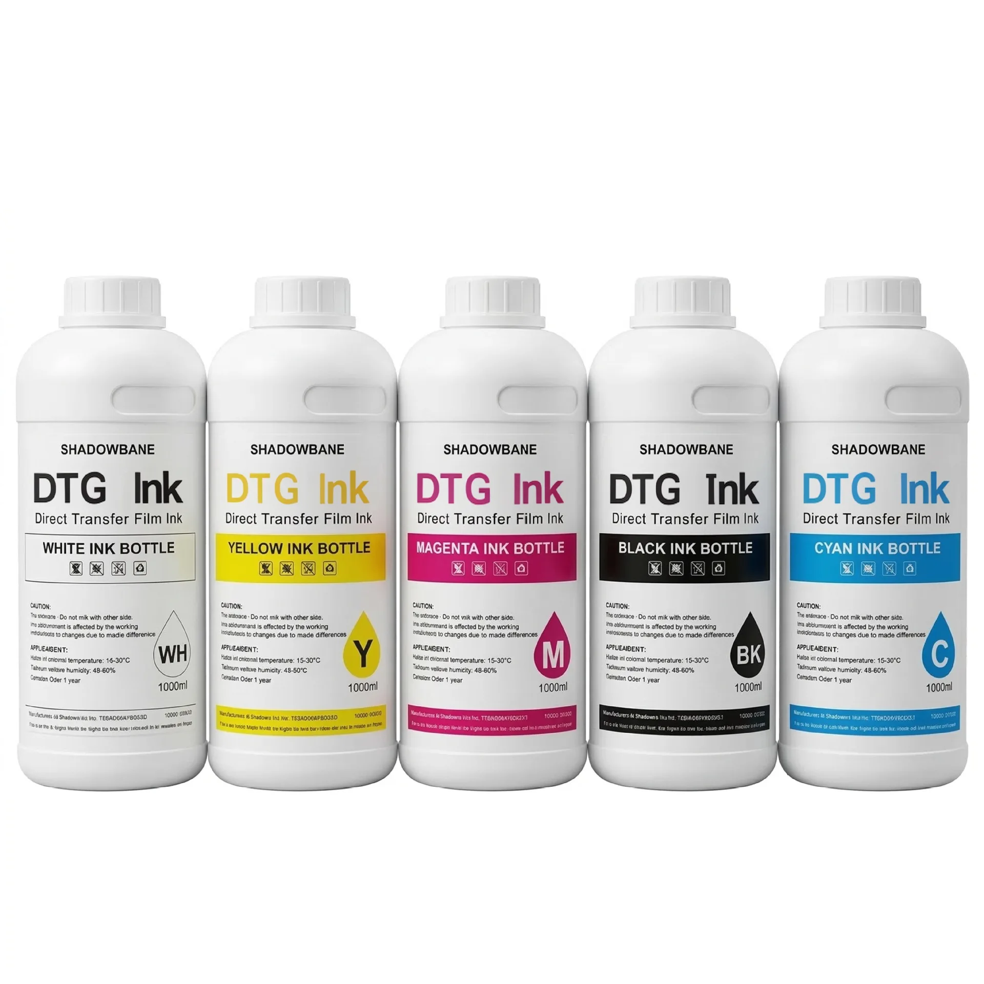 DTG Textile Pigment for Compatible with Printheads for Digital Printing on Pure Cotton T-Shirts