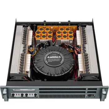 high quality class h dj amplifier professional 2U 4 *800/1000w/1200w amplifier audio for ktv home