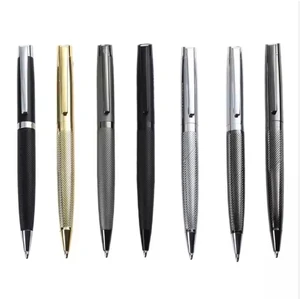 Hot Selling Luxury Promotion Business Metal Ball Pen with Custom logo Office Supplies Novelty Metal Ballpoint Pen