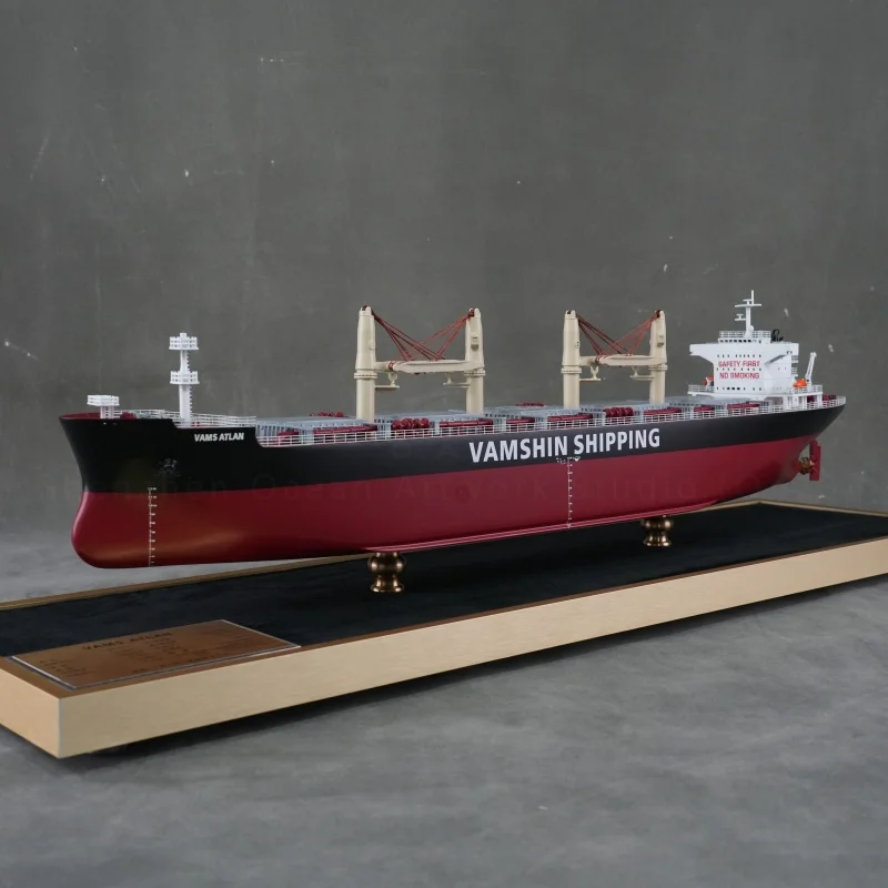 【LAC】O.A.S Ship Model Factory | 65cm VAMSHIN Simulation Bulk Cargo Ship Model - Customized Boat Builder Model