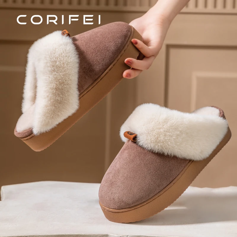 Custom Lovely Thick Sole Slipper for Women Comfortable Sheepskin