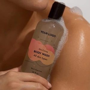 Organic Vegan Herbal Body Wash Gel Centella Asiatica Aloe Vera Glycerin Skincare Deep Moisturizing Soothing Refreshing