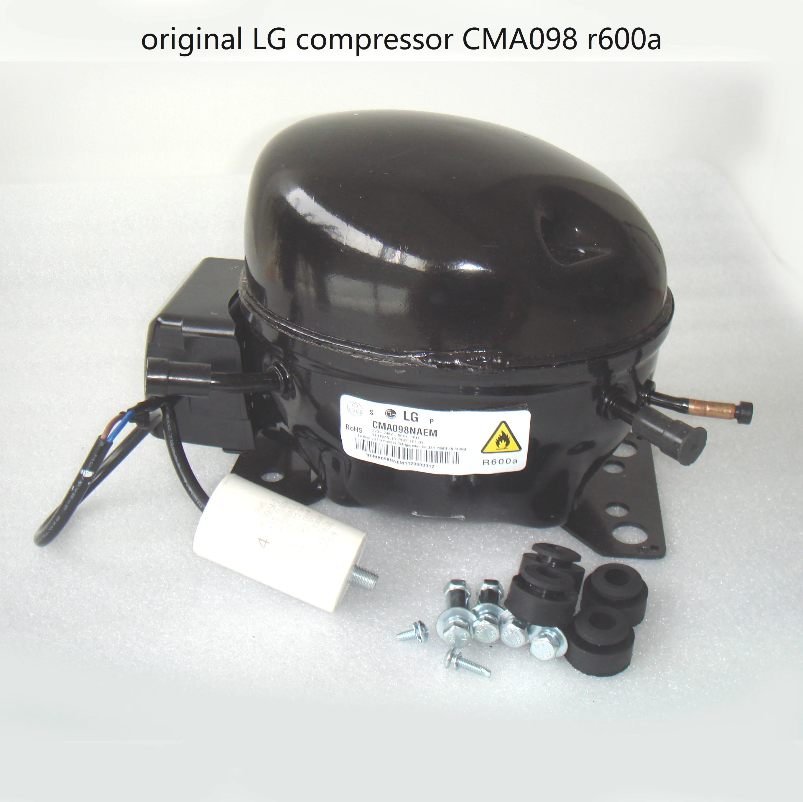 Lg Inverte Compressor R600a R600A 1/5 HP LG Compressor Model CMA062NHEM - Reliable Replacement for ...