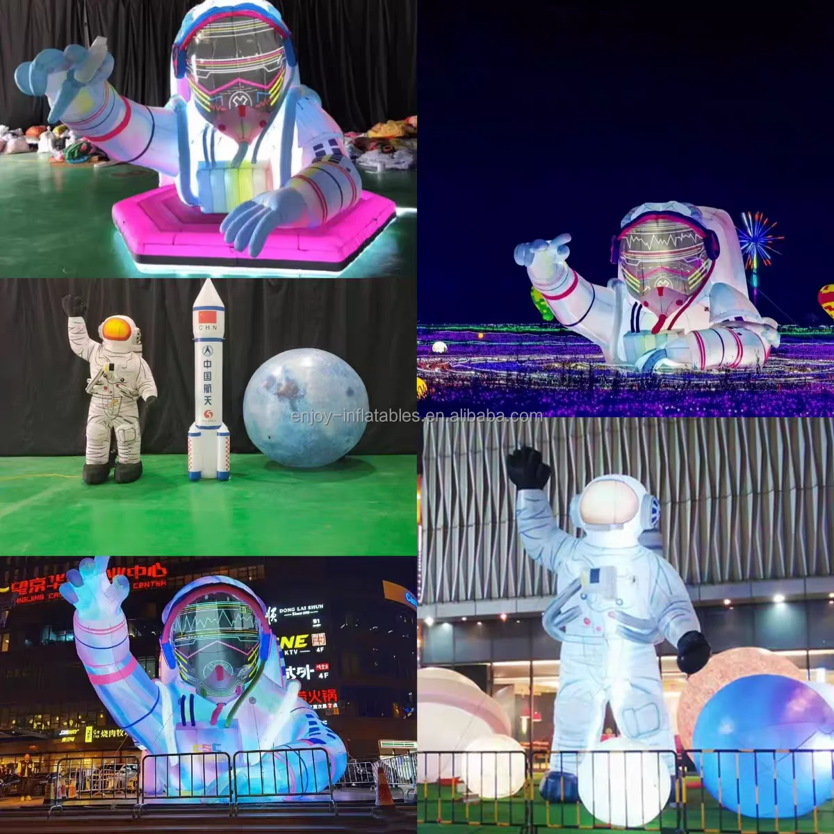 Carnival Stage Giant Inflatable Spaceman Model Creative Huge Inflatable ...