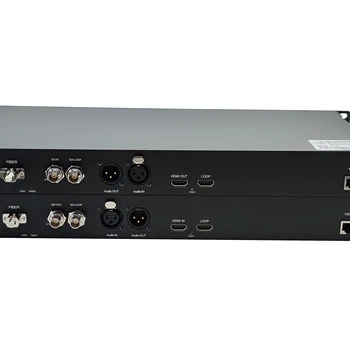 12g sdi media converter and xlr audio and 4k hd-mi fiber optical Single mode Single Fiber 1310nm 1550nm Optical Media Converter