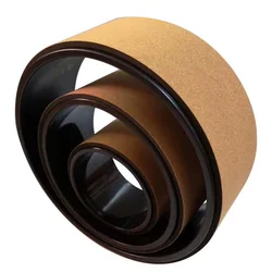 Пробковое колесо для йоги, набор из 3 колес для пилатеса, фитнеса, тренажерного зала, фитнеса, экологически чистый деревянный бамбуковый Корк ТПЭ