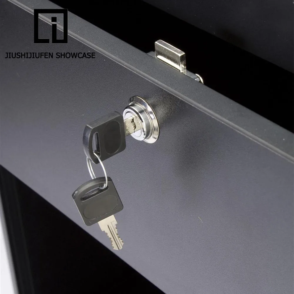 Modern Checkout Counters for Retail Store MDF Cash Register Stand with Locking Drawer
