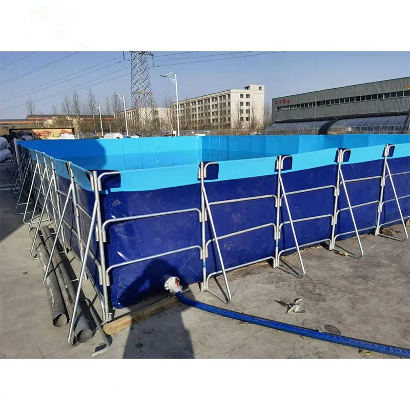 Factory Customized PVC Canvas Fish Tank Tarpaulin Fish Farming Transparent Canvas Outdoor Fish Pond