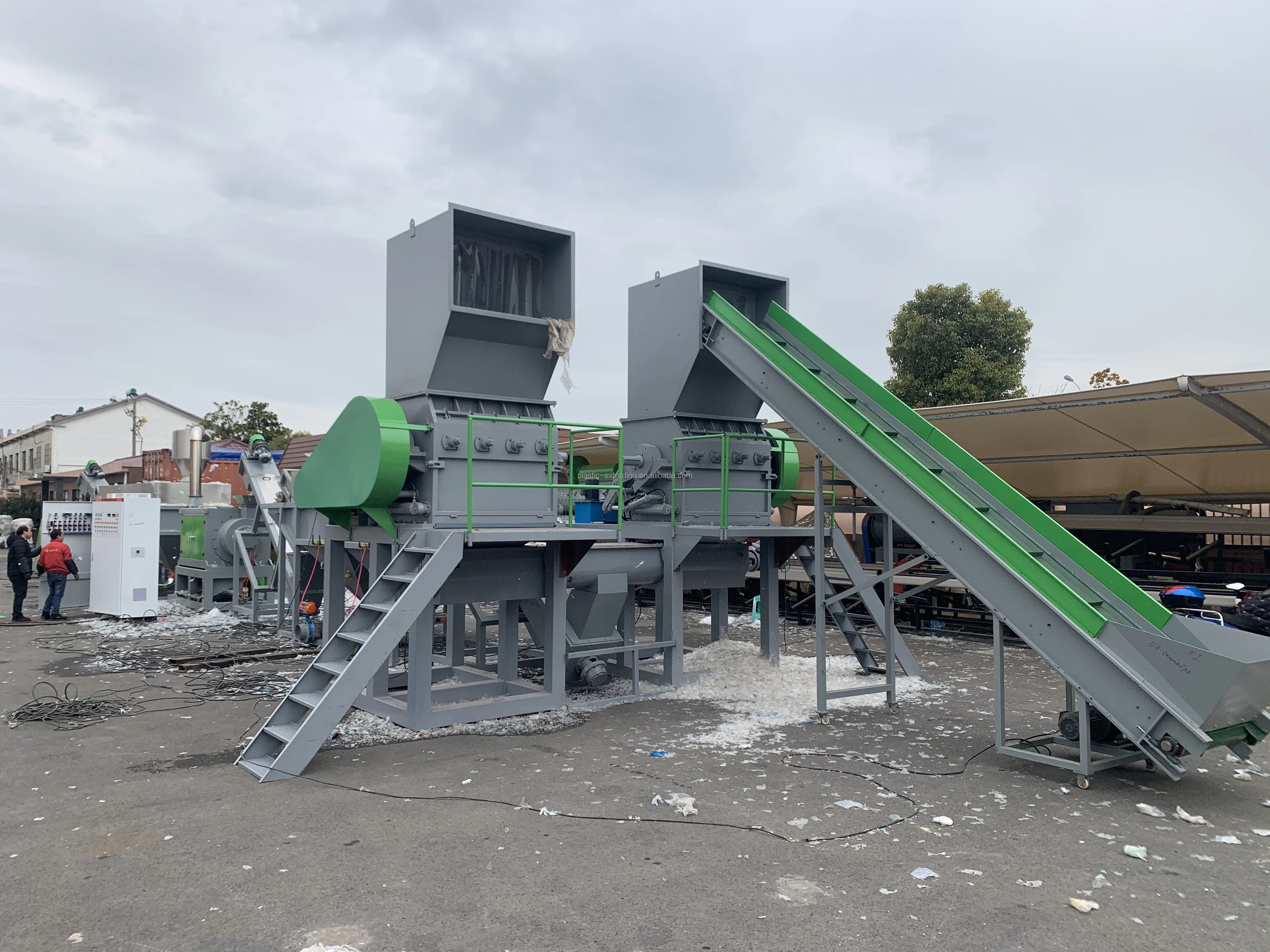 Полностью автоматическая машина для переработки полипропиленовых и полиэтиленовых отходов