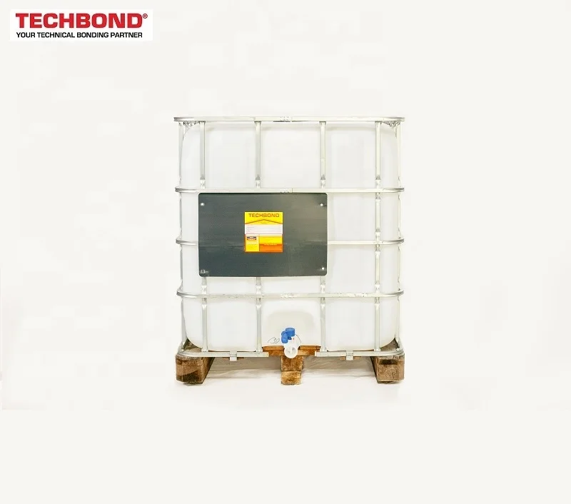 Techbond L 5570 D5 Series Innovative White Water Heat Chemical Resistant Emulsion Polymer-Isocyanate Adhesive Glue for