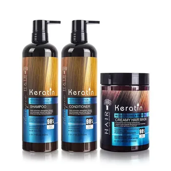 private label best keratin hair care set treatment professional salon use organic hair shampoo and conditioner