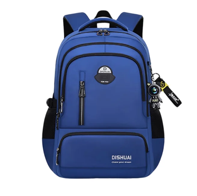 2026 Fashion Simple School Bag Students High School Wear-resistant Lightweight Waterproof Large Capacity Backpack