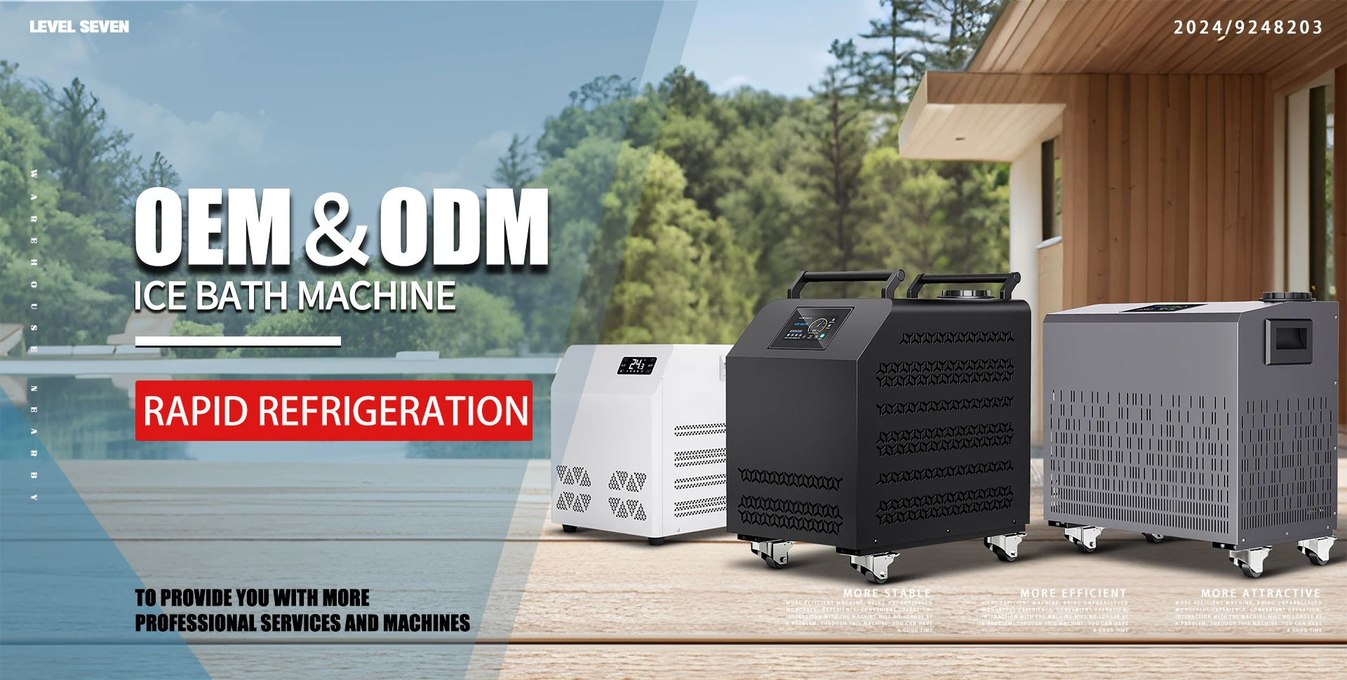 Ice Bath Water Chiller, R410A, 220V - detail 2