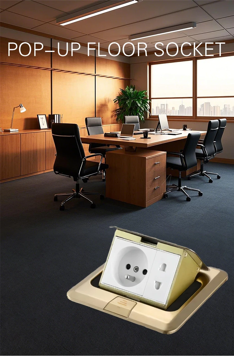 Socket Container Sliding Customizable 13A Waterproof Metal Sliding Sockets Universal Standard ...