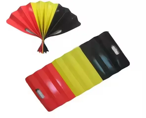 Wholesale Factory Custom Flag Paper Hand Fan Printed Folding Clapper Noise Makers Paper Fan Clapper for Paper Cup Fan